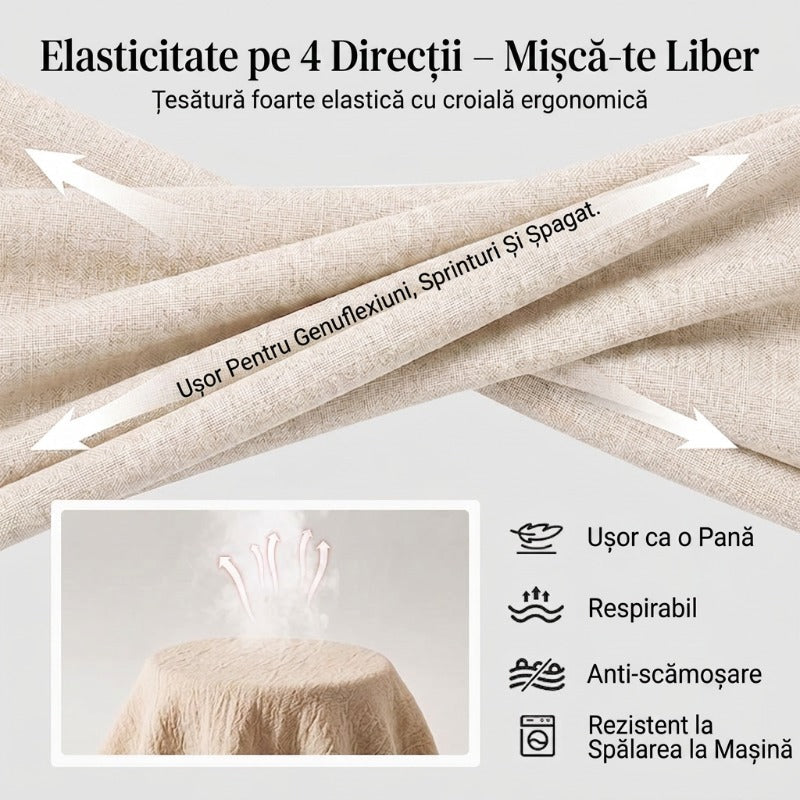 🔥S-2XL⌛️Komplet damski: bluzka z bufiastymi rękawami i szerokie spodnie❤️